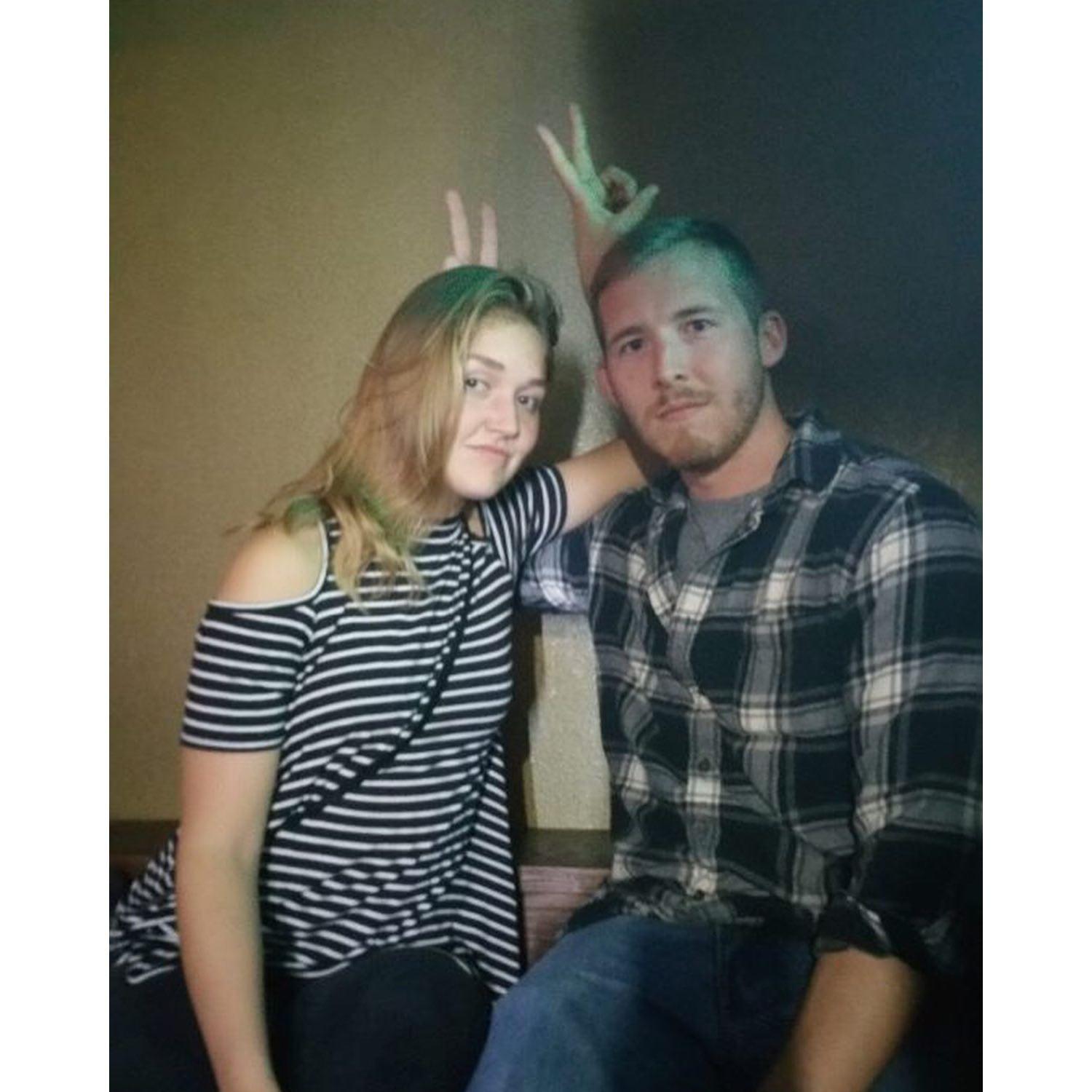 Our very first picture together in 2018 - we were just friends, and had only met a week before this!