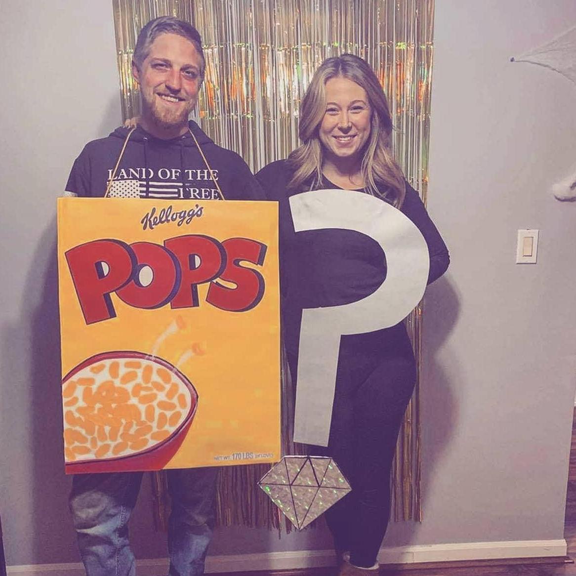 He "popped" the "question"! 2020
