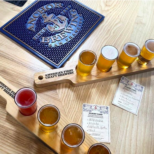 anchor steam brewing // refresh with a flight and play with puppies at anchor steams public taps.
/ potrero hill
tip: bop over to southern pacific brewing while you're in the neighborhood