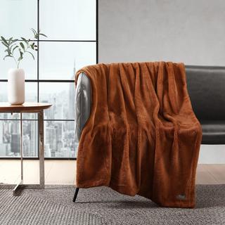 Faux Fur Reversible Throw Blanket