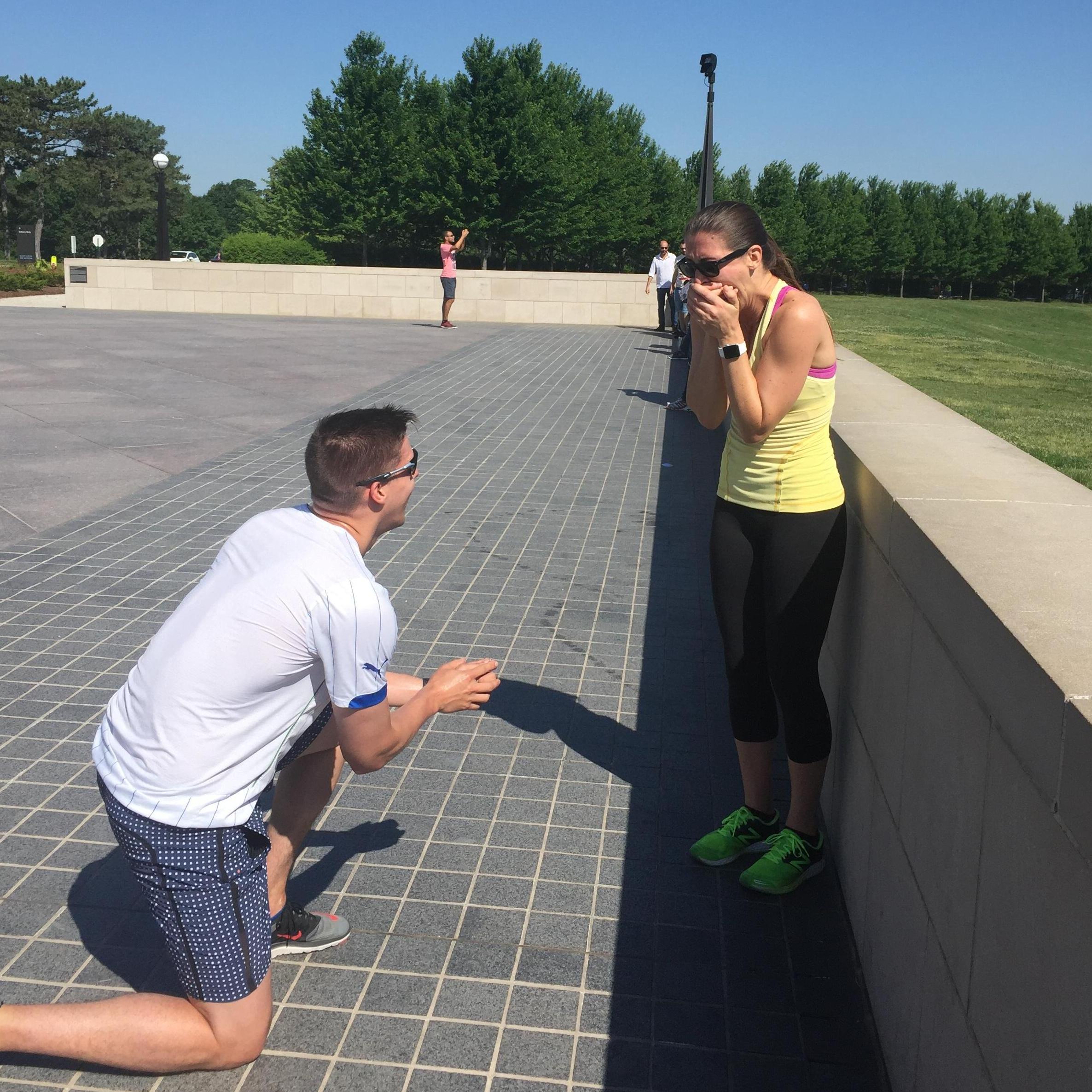 She said "Yes!"