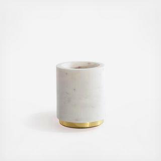 Mara Marble & Brass Utility Canister
