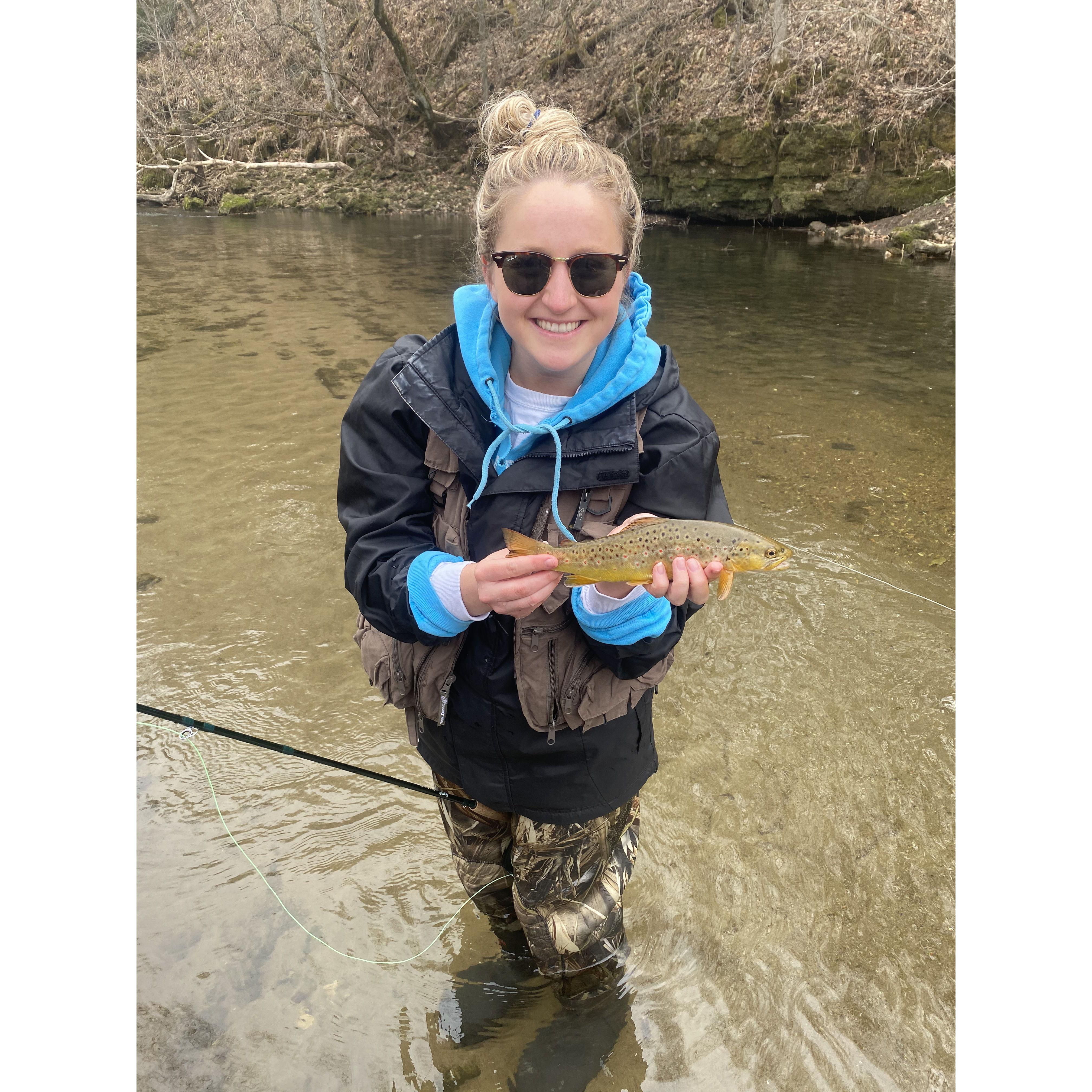 Went fly fishing back in RF!