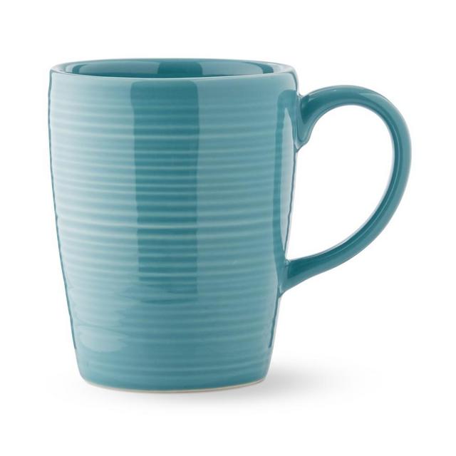 Vista Colorful Mugs, Set of 4, Turquoise