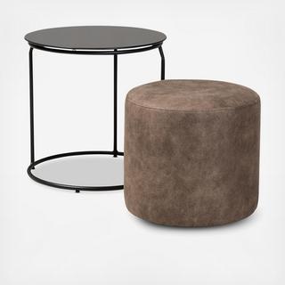 Kira Modern 2-Piece Accent Table Set