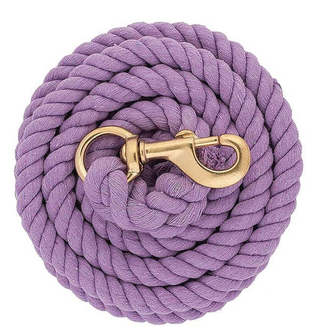 Weaver Equine Performance Lead Rope, Long Horse Lead Rope with Quick Halter Attachment, Soft Comfort Grip, Barn Horse Tack for Daily Use & Showing