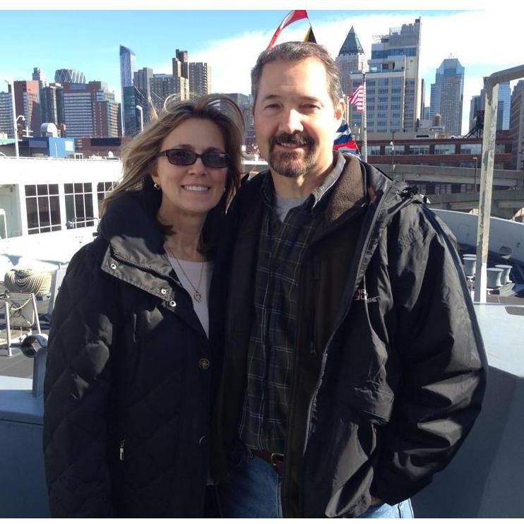 Our first "not really a date" and a FB post: As Gary says, what a difference 30 years makes! He convinced me to go to the USS NY and Top of the Rock. — with Gary Shanley at USS New York.