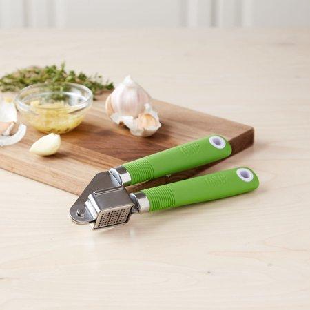 Tasty Garlic Press - Crusher with Silicone Handle, Royal Blue