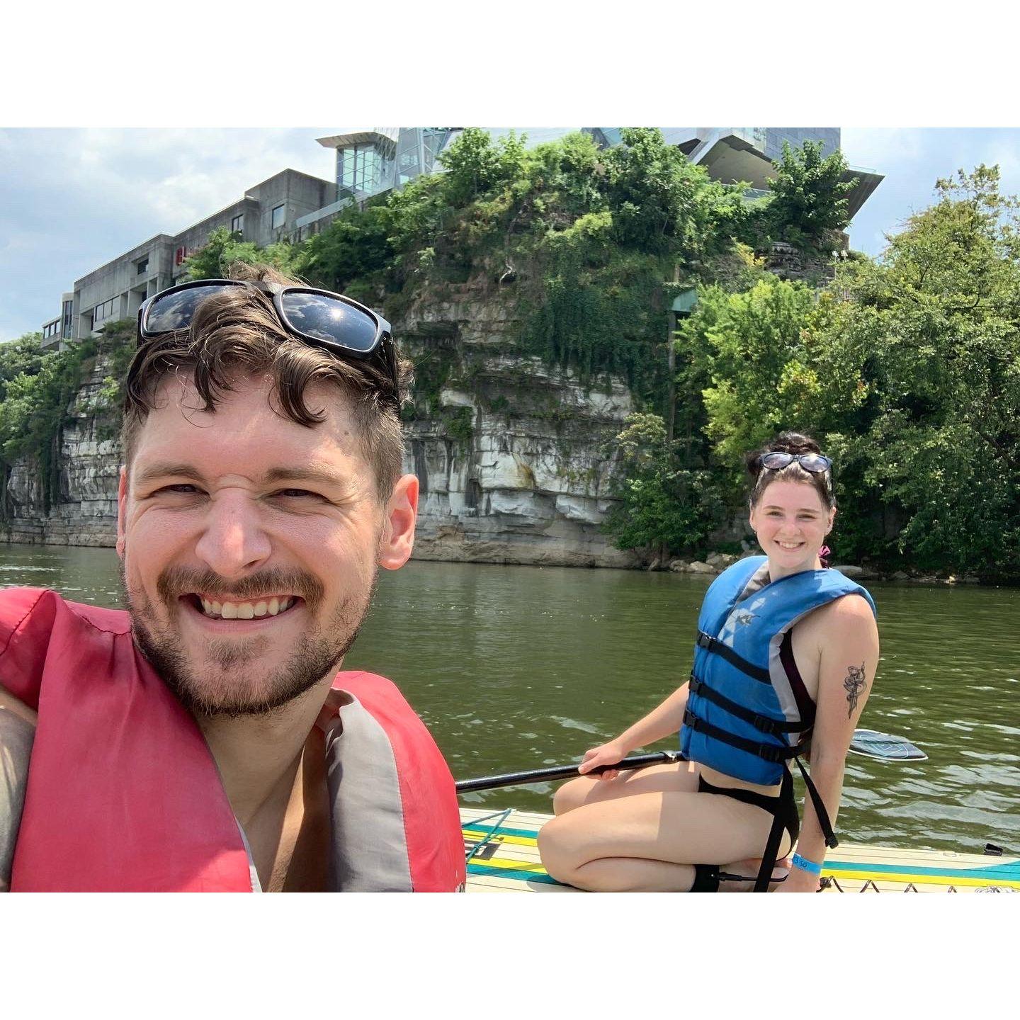 For our first anniversary (2020), we spent a few days in Chattanooga!