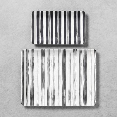 2pk Serve Tray Railroad Gray - Hearth & Hand™ with Magnolia