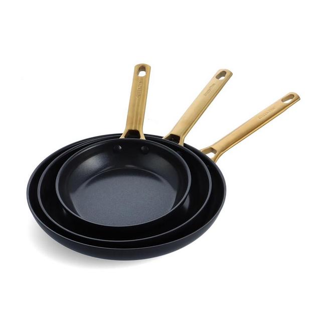 GreenPan™ Reserve Ceramic Nonstick Fry Pans, Set of 3, Black