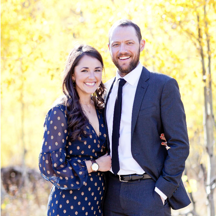 Celebrating Claire's cousin, Rebecca's, wedding in Durango.