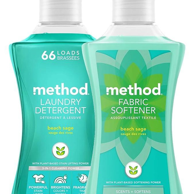 Method Laundry Variety Pack Laundry Detergent, fabric Softener 53.5 Fl Oz
