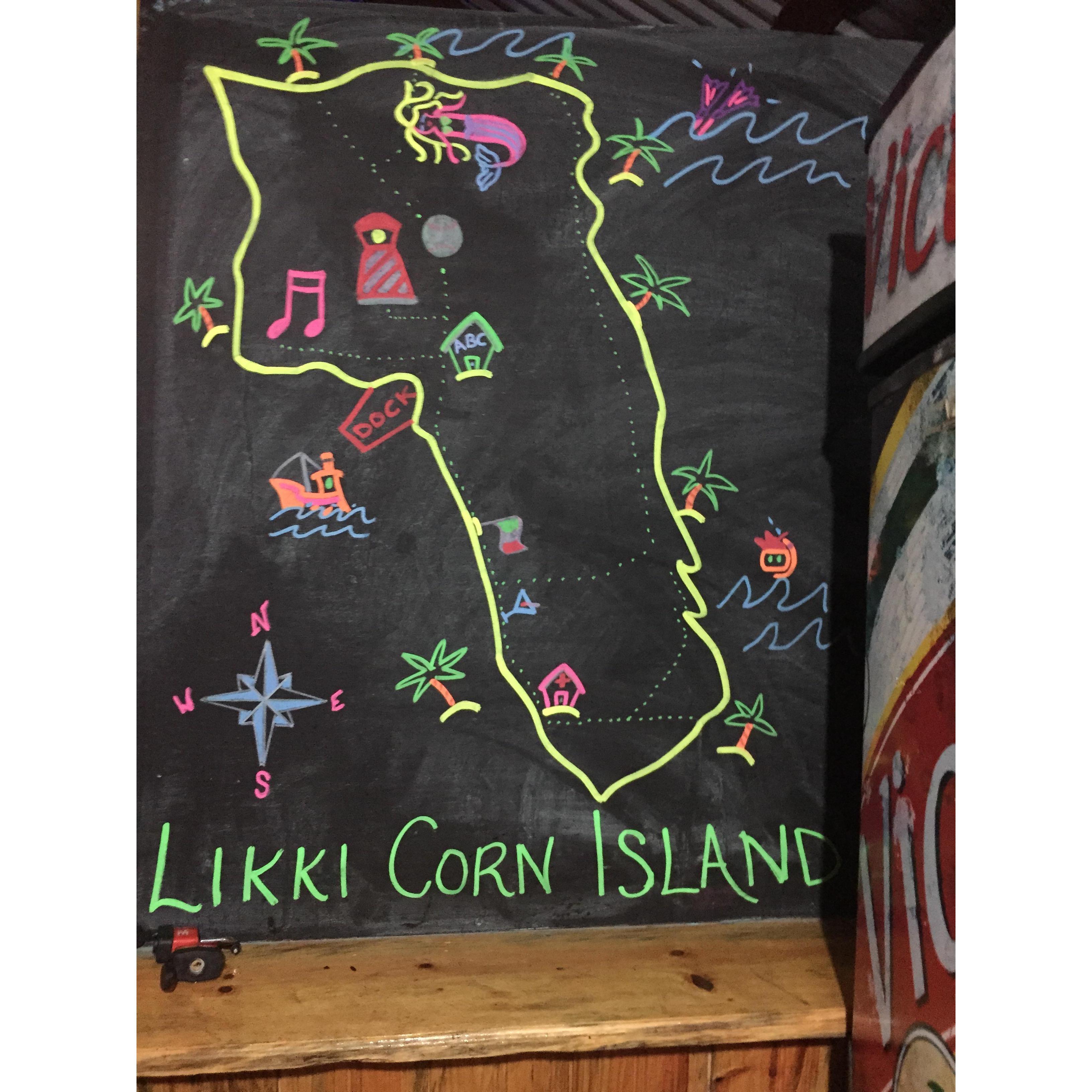 Some of the down home hand painted care and charm of the island.