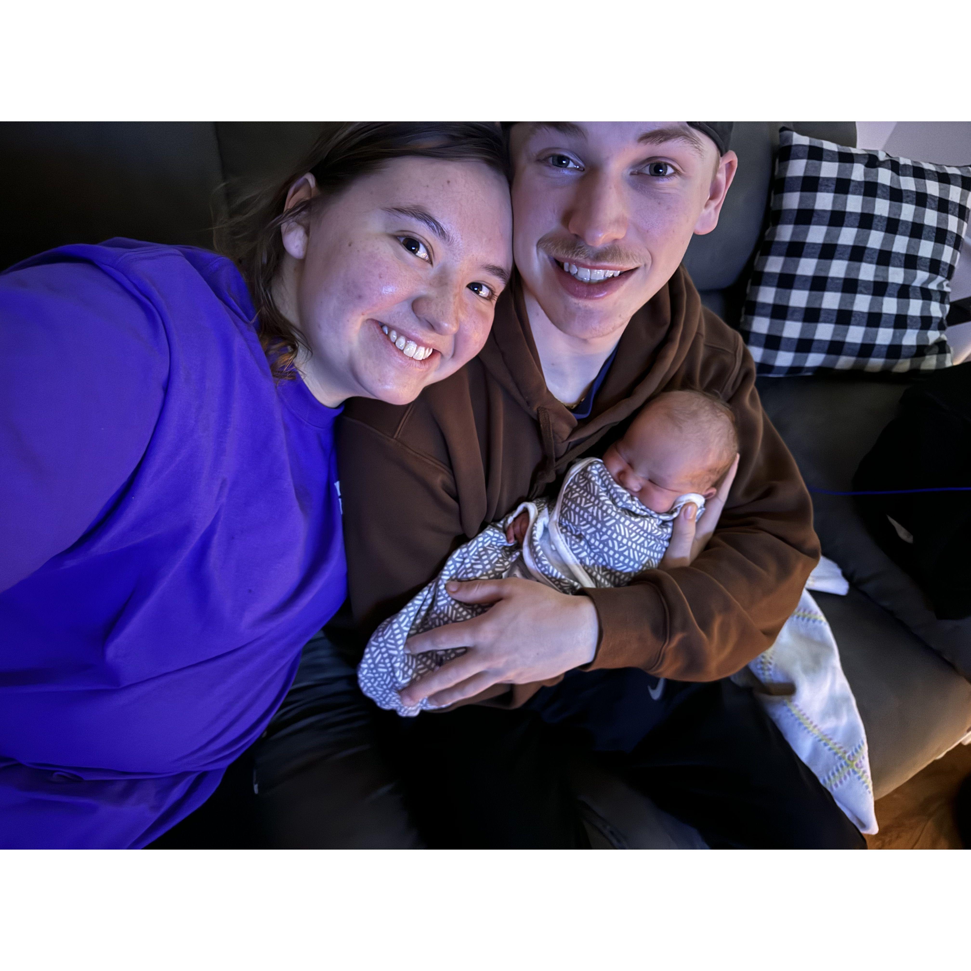 We became an aunt and unlce!