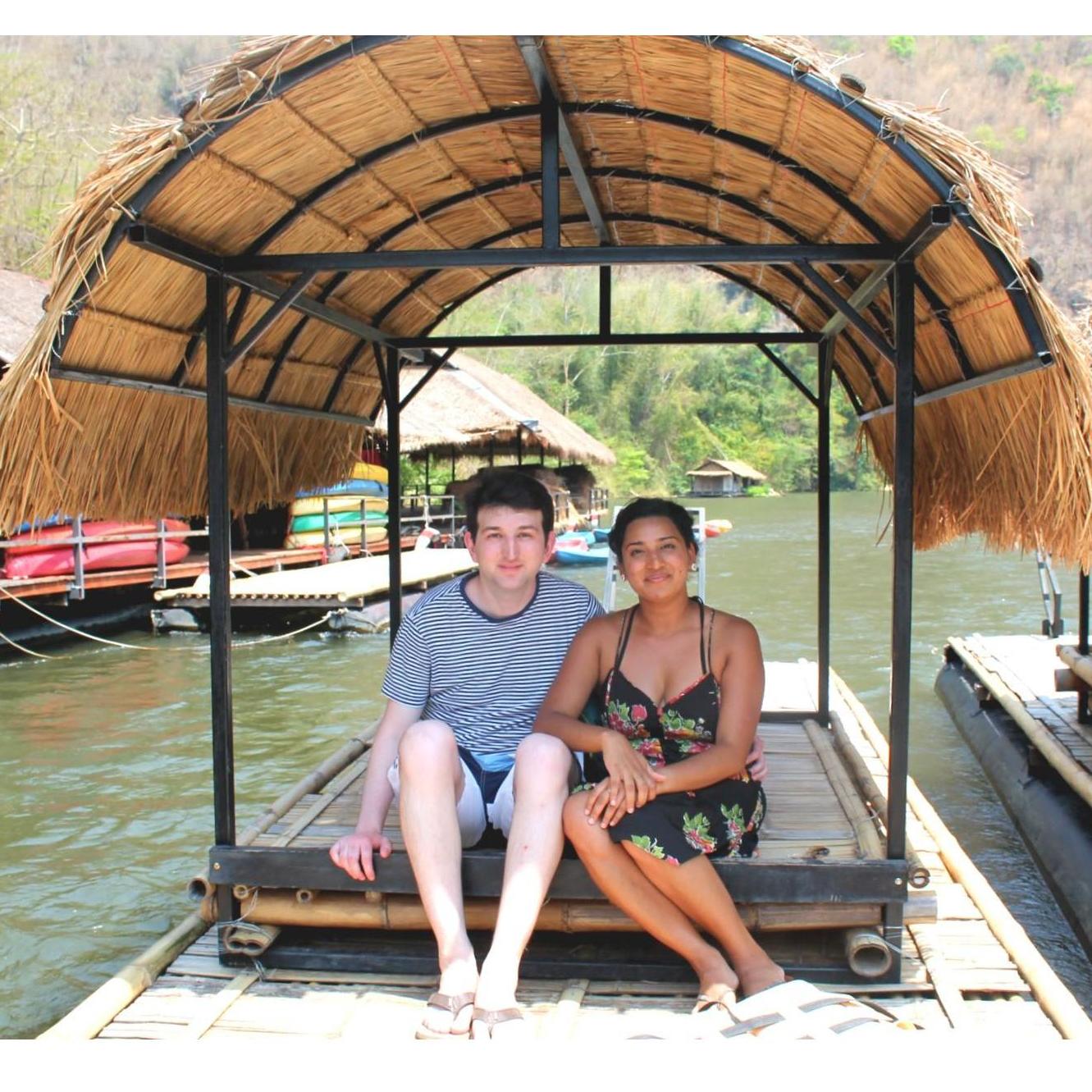 On the River Kwai in Kanchanaburi, Thailand, March 2017.