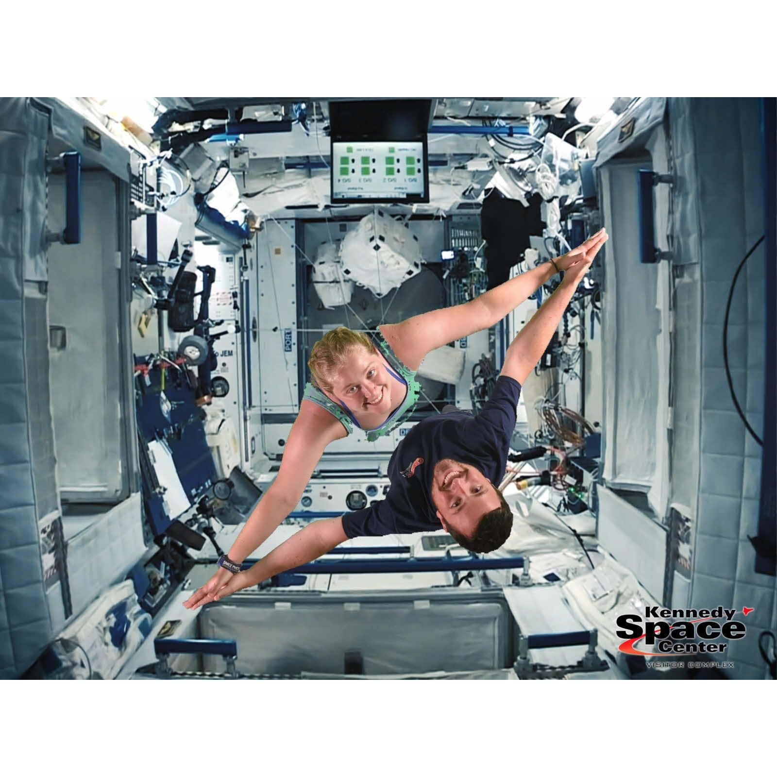 Cara and Richard went down to Florida last summer and went to the Kennedy Space Center