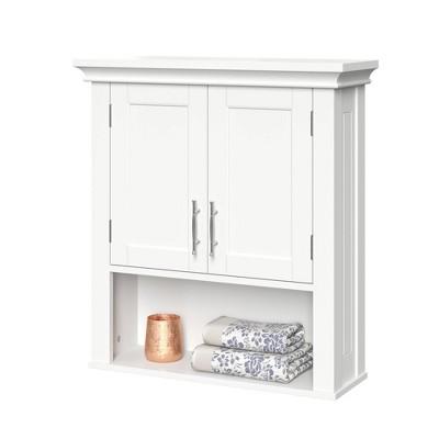 Somerset Two Door Wall Cabinet with Open Shelf - RiverRidge Home