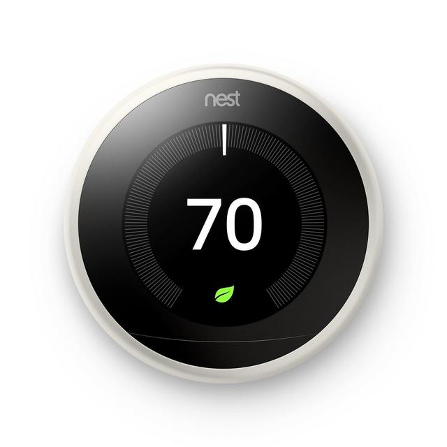 Nest T3017US Learning Thermostat, White (Third Generation)