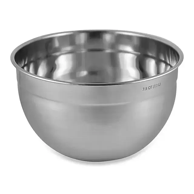 Stainless Steel 7.5 qt. Mixing Bowl