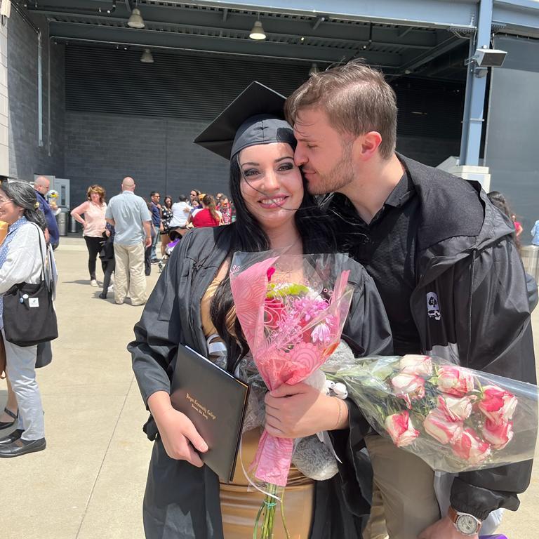 Izabella went back to school earning her associate in sciences with a stepping stone for nursing school which she started this January 2025 and set to graduate in August of 2026!
