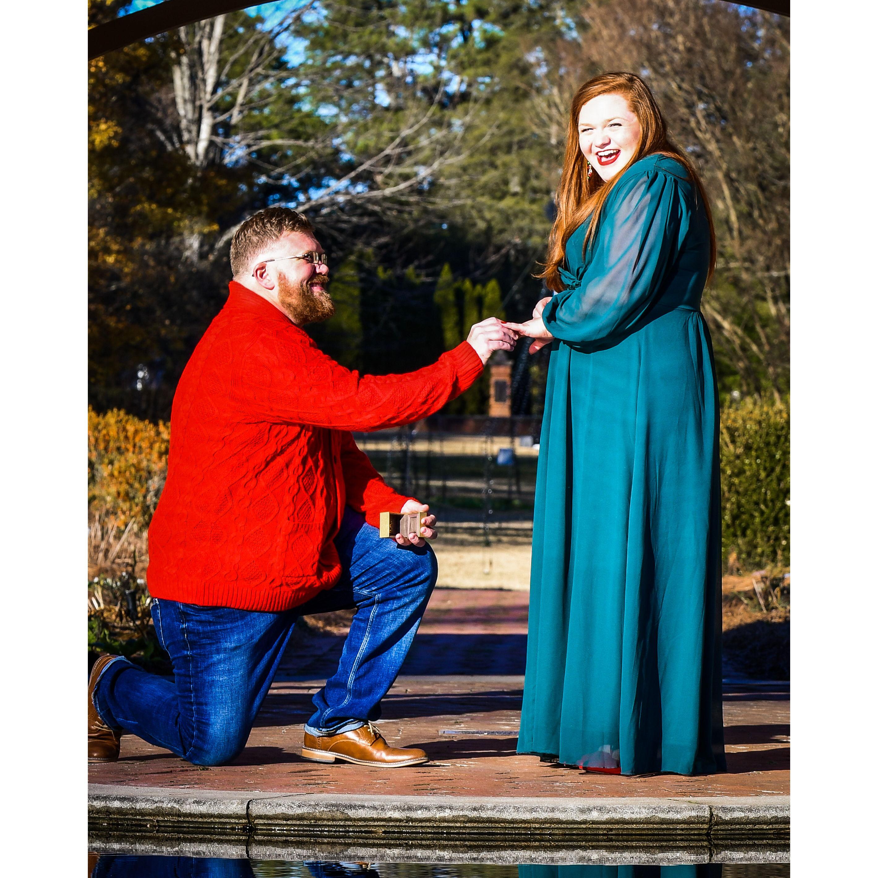 Just a few seconds after Abigail said, "Yes!" to marrying Tom <3