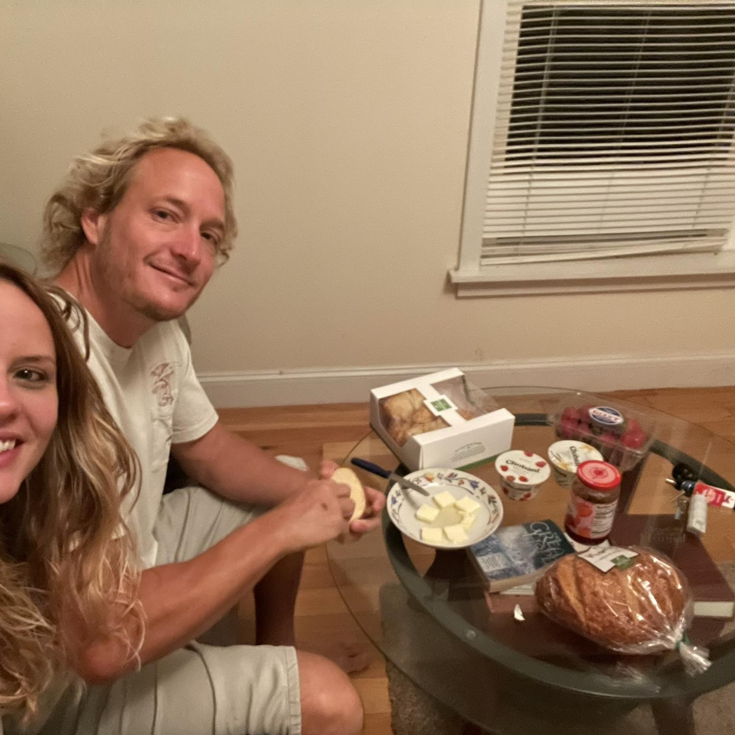 Breakfast for the birthday boy! ❤️🎉🥳