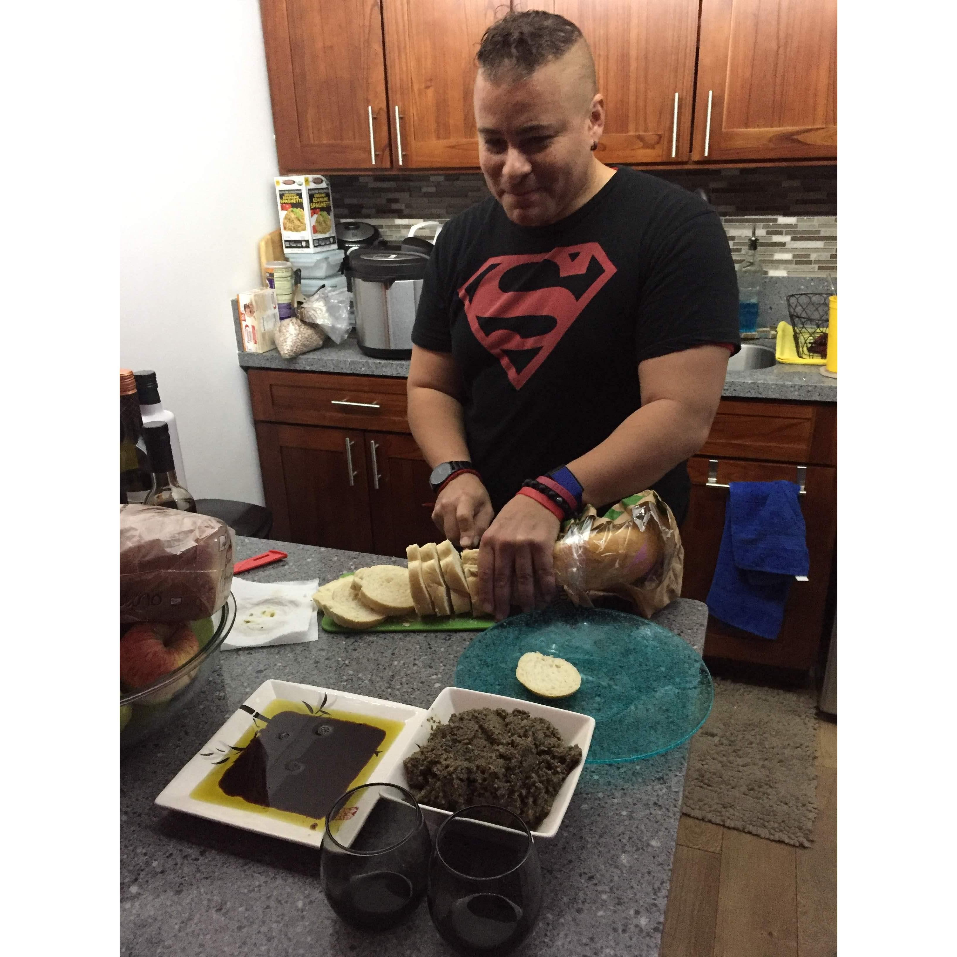 The first time Andre made me dinner
