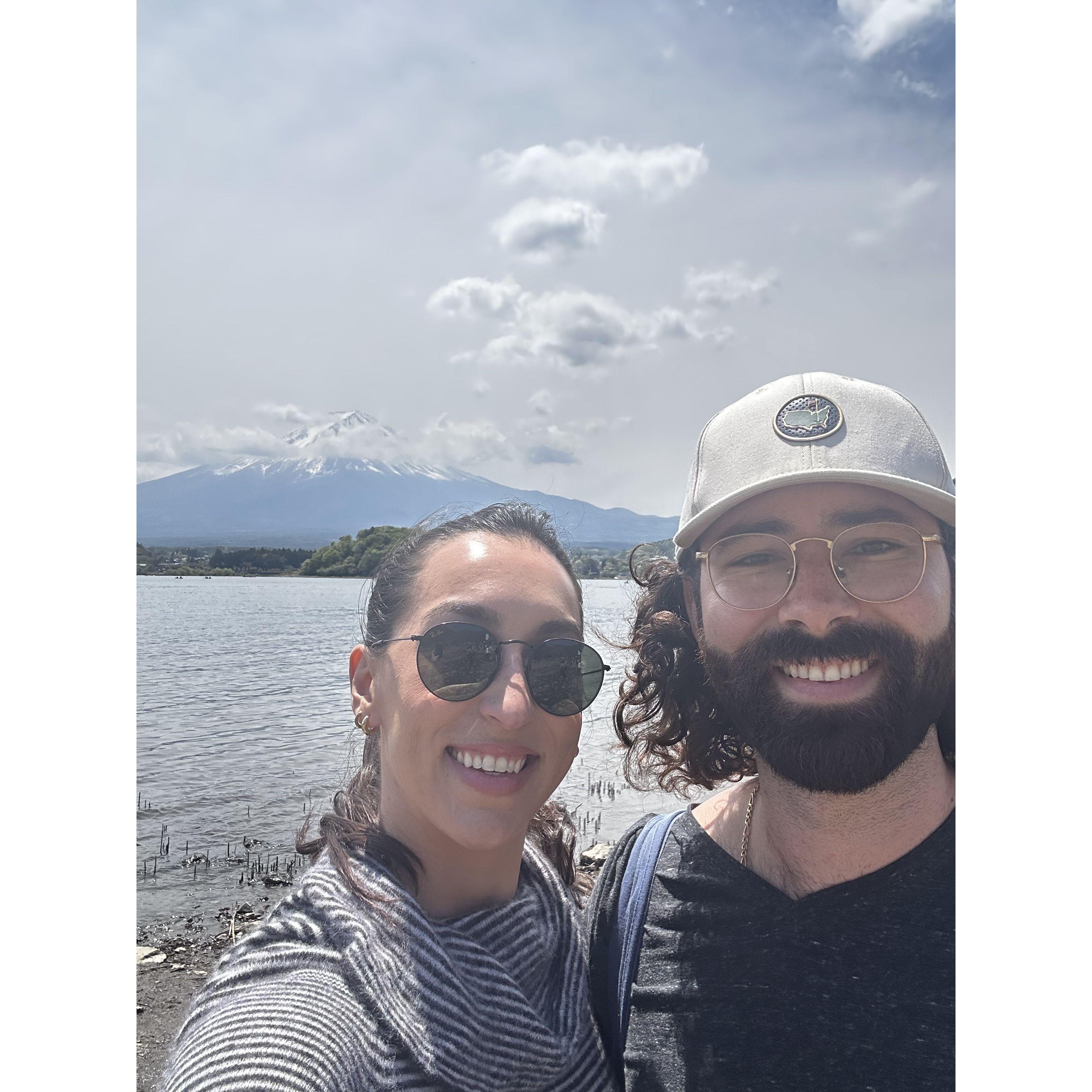 Em and Daniel at Mt. Fuji 05.2025
