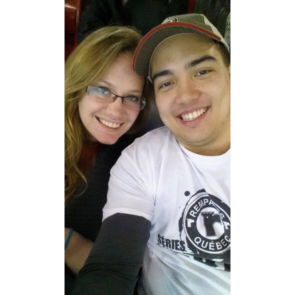 Katrina's first hockey game!