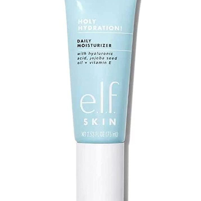 e.l.f. SKIN Daily Hydration Moisturizer, Ultra-Hydrating Formula, Infused with Aloe, Jojoba Oil & Shea Butter, Vegan & Cruelty-Free, 2.53 Fl Oz