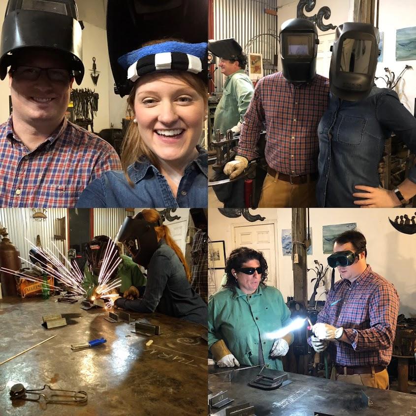 Steven got me a welding class for my birthday! 