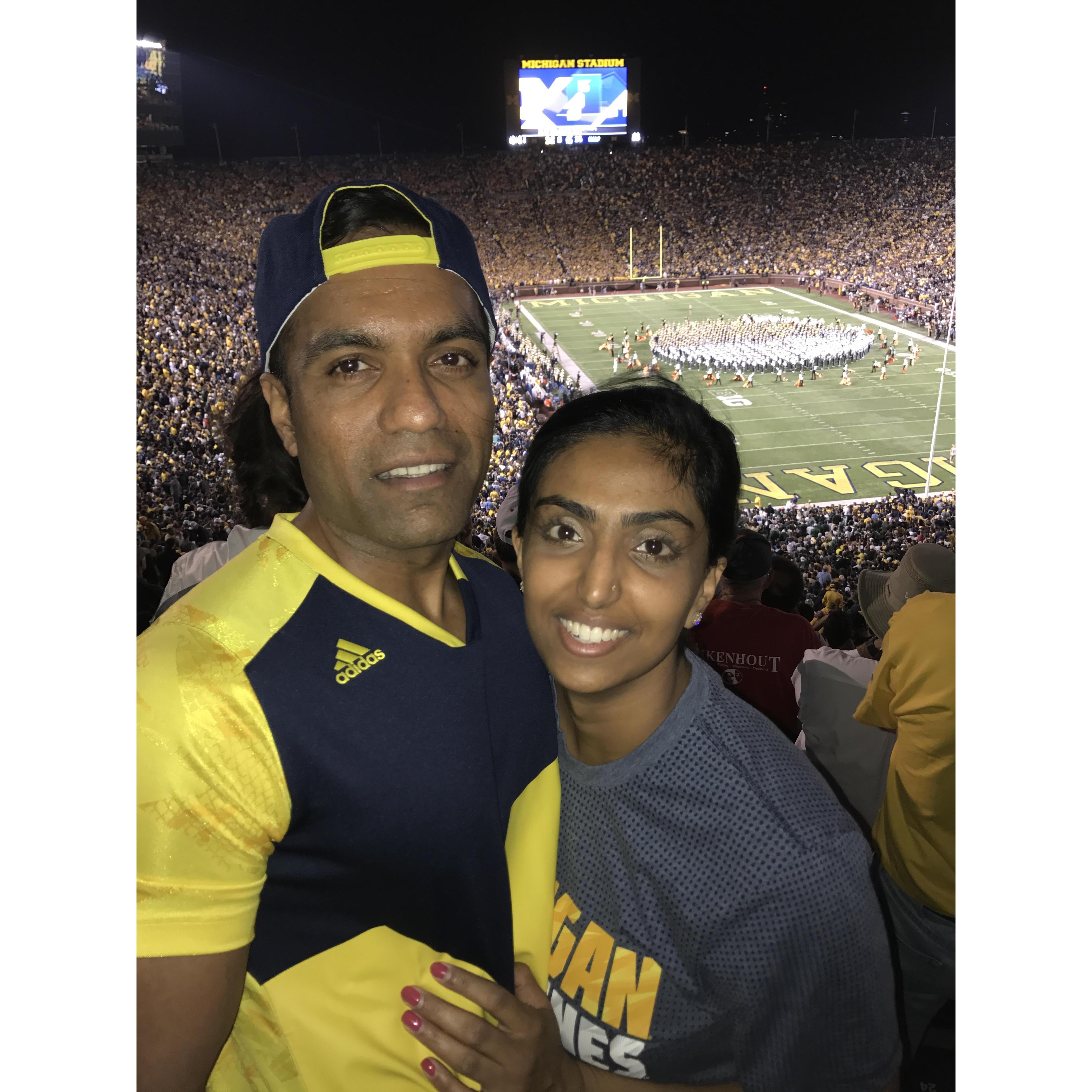 Our 1st Michigan Football Game