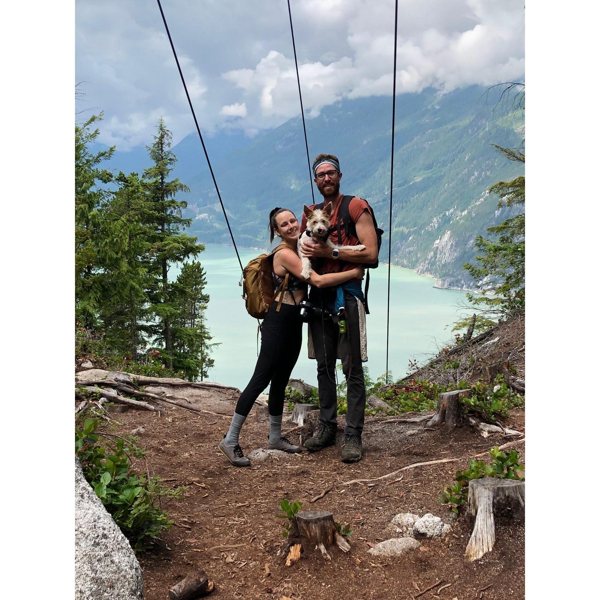 Sea to Sky Gondola Hike. It was worth the hike/view!