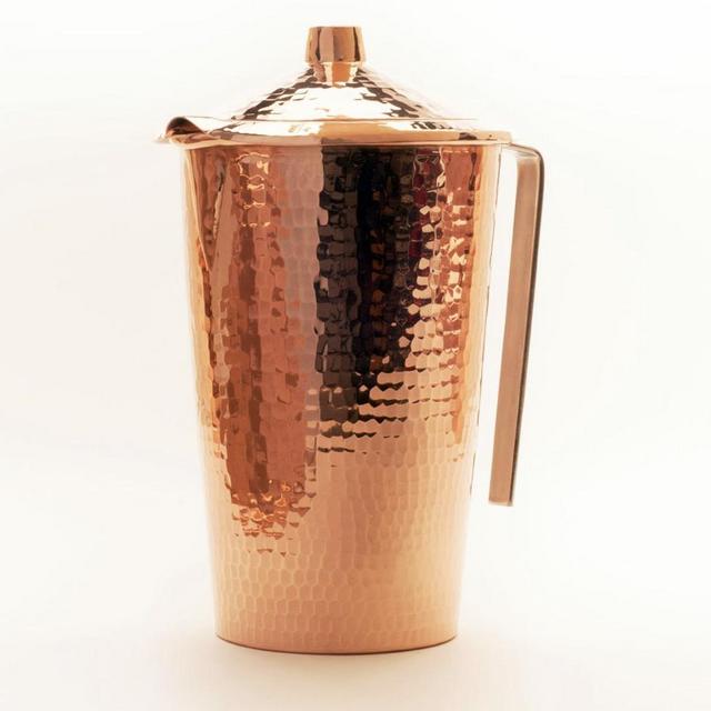 Gangotri Copper Water Pitcher with Lid