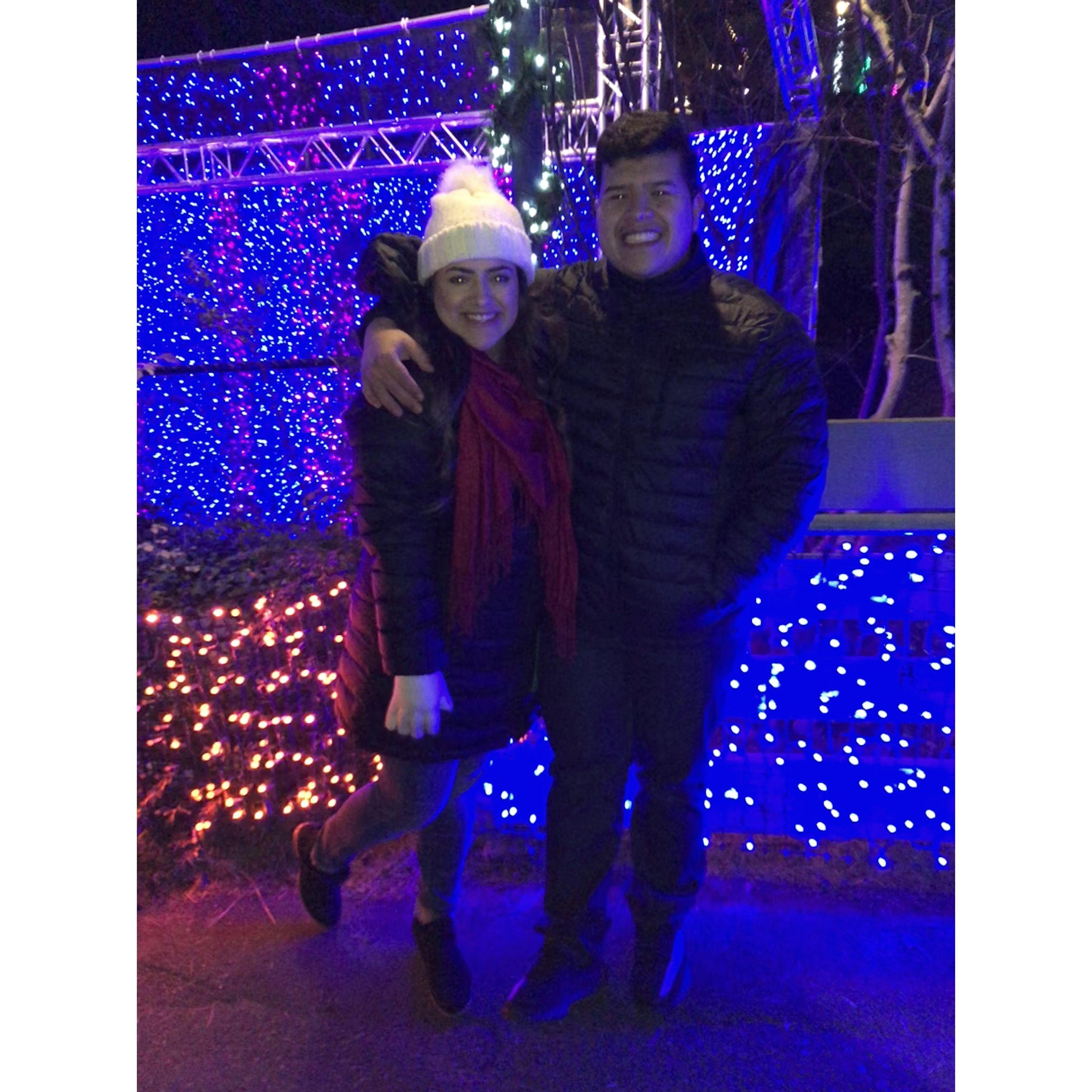 Our first Zoo Lights
