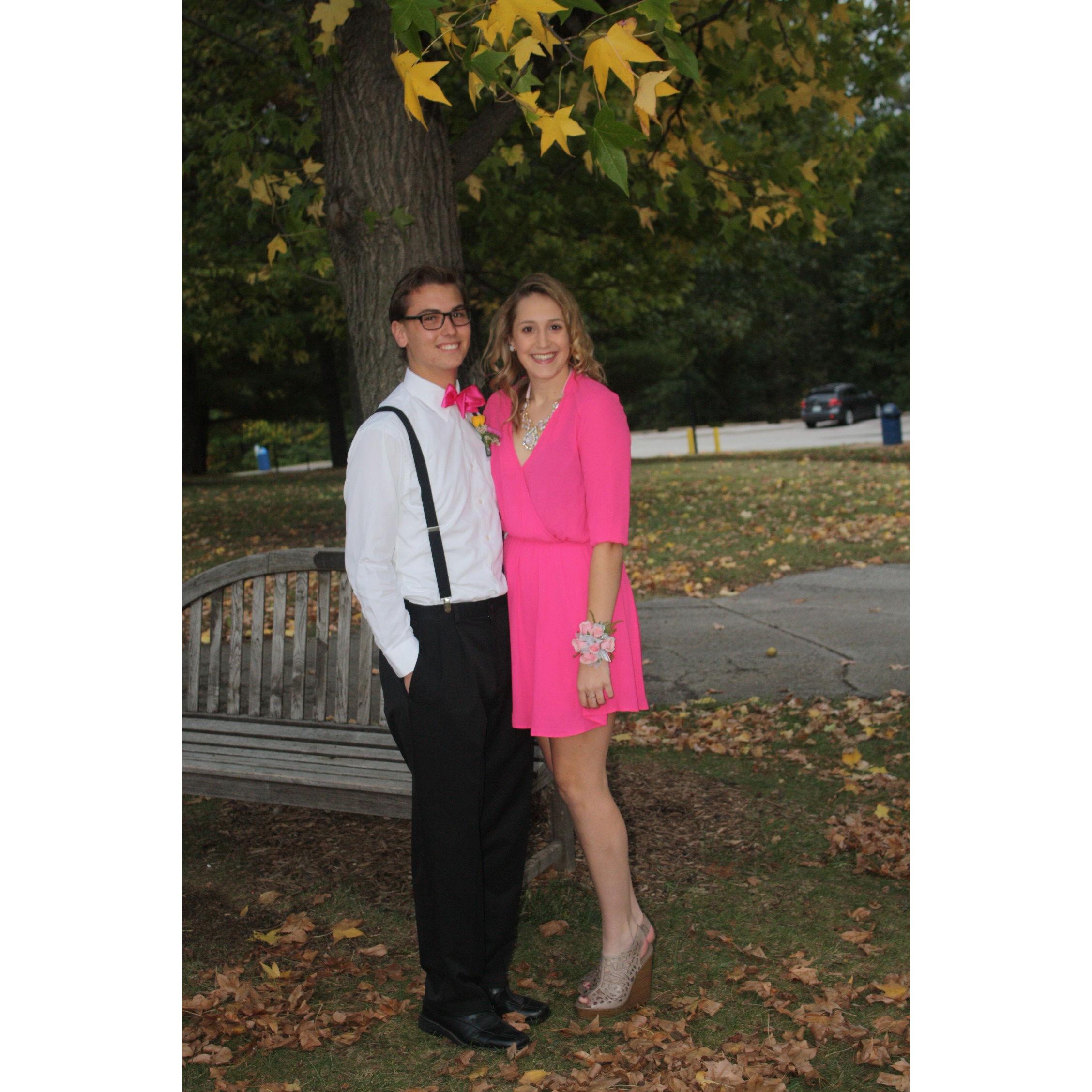 Our first Picture Together! Junior Year HOCO!