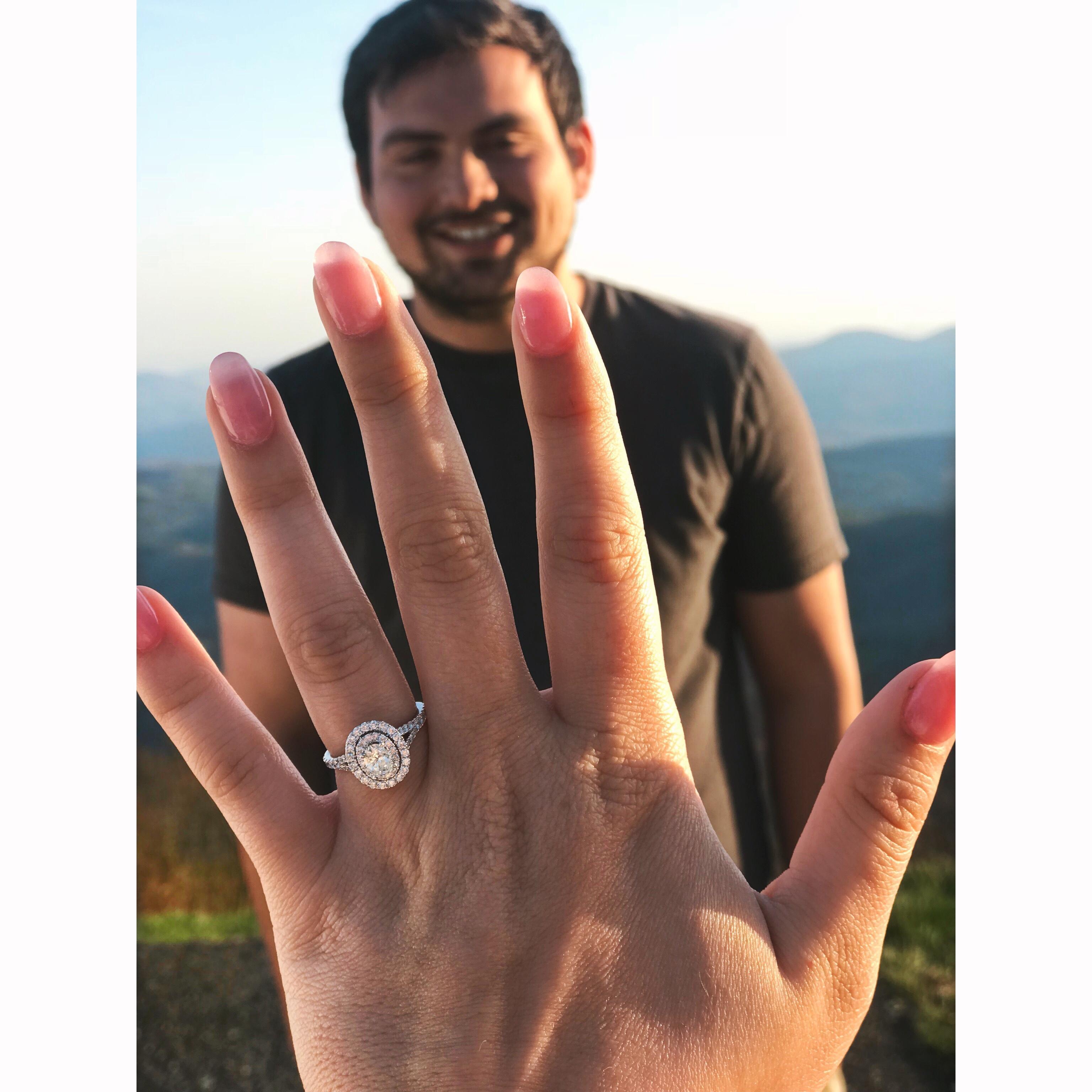 Our engagement, Blue Ridge Parkway.- 2018