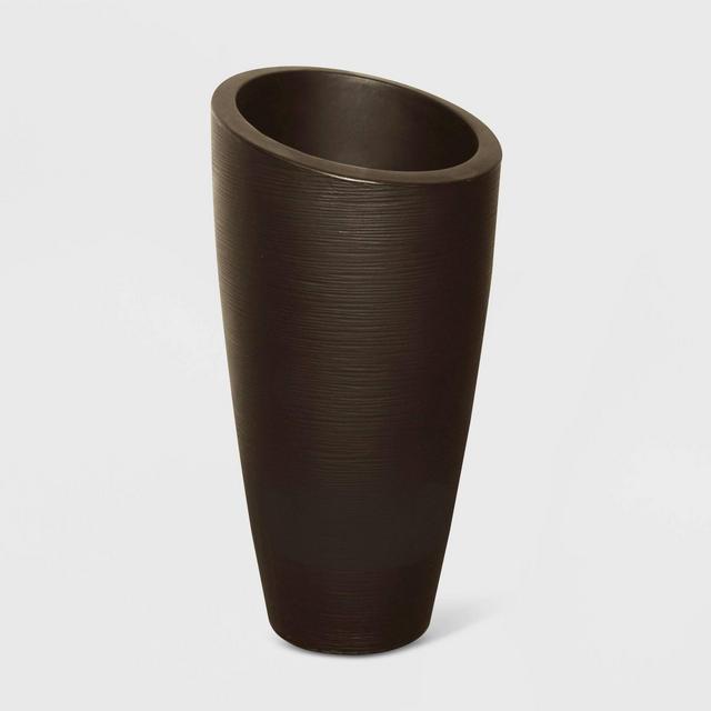 32' Modesto Tall Planter Espresso - Mayne