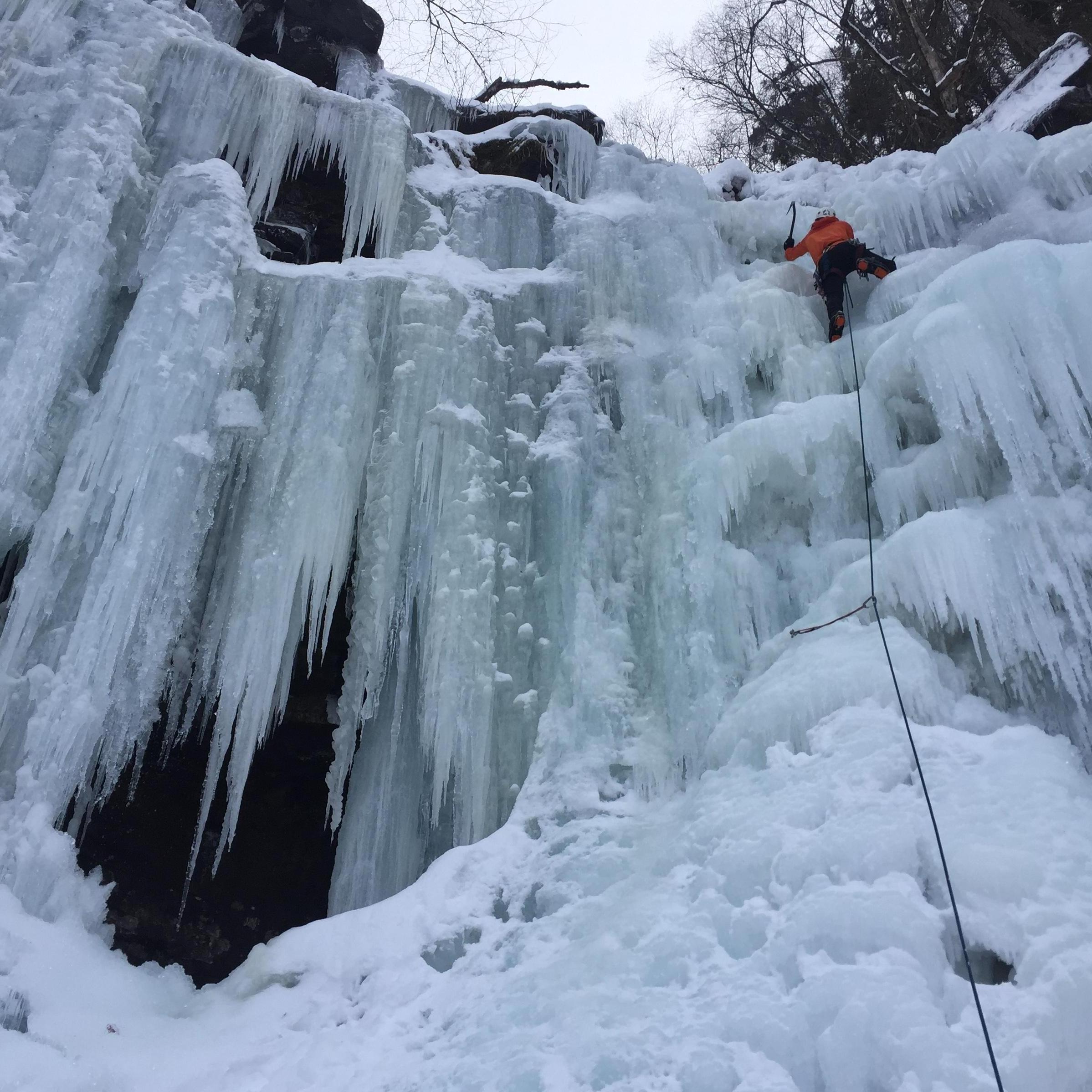 Winter fun in the Catskills.