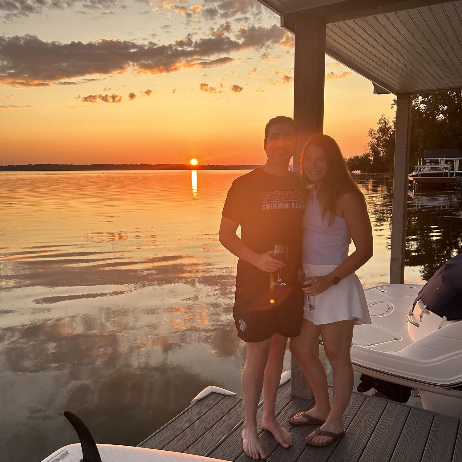 Sunset on Cayuga Lake