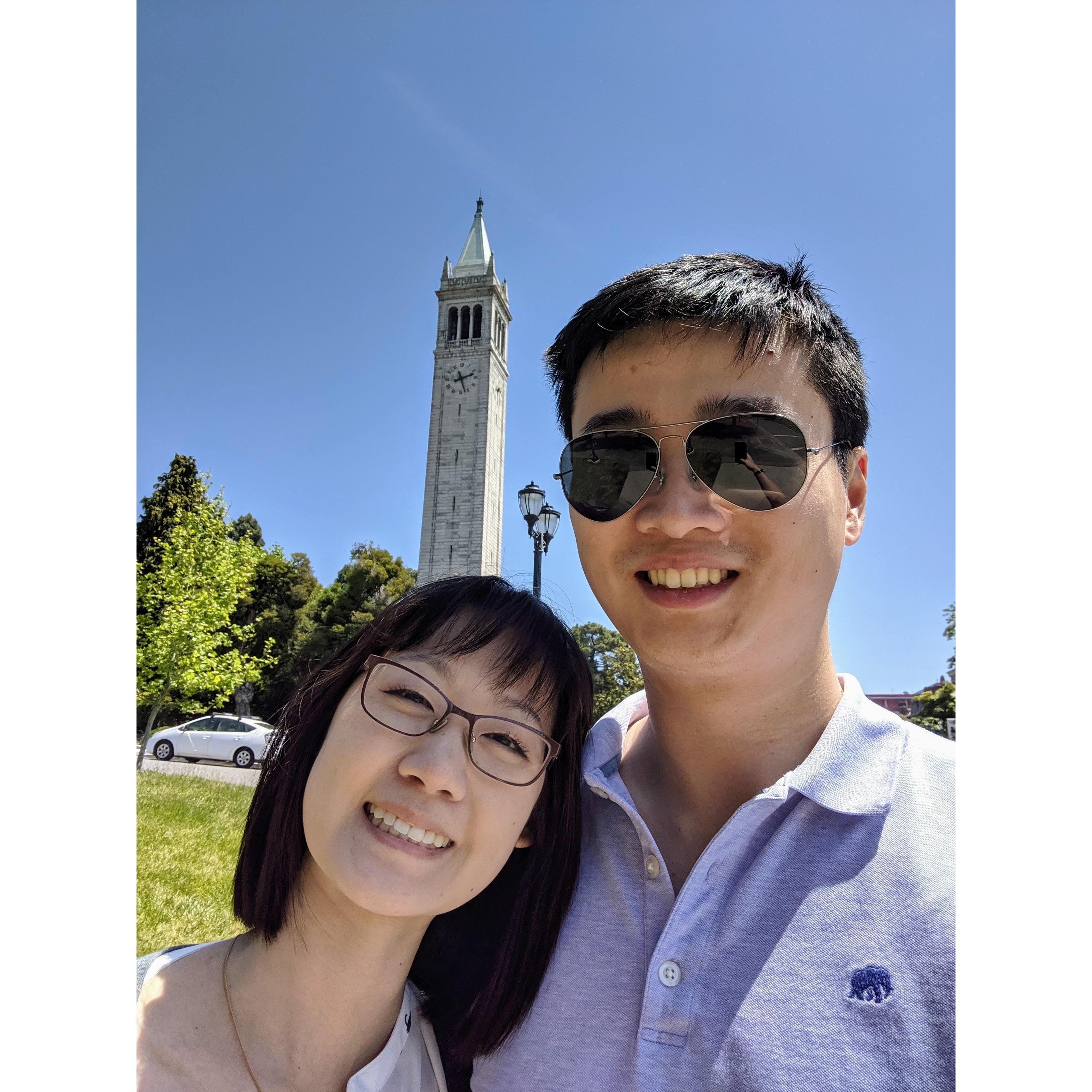 Peter's first visit to the UC Berkeley campus