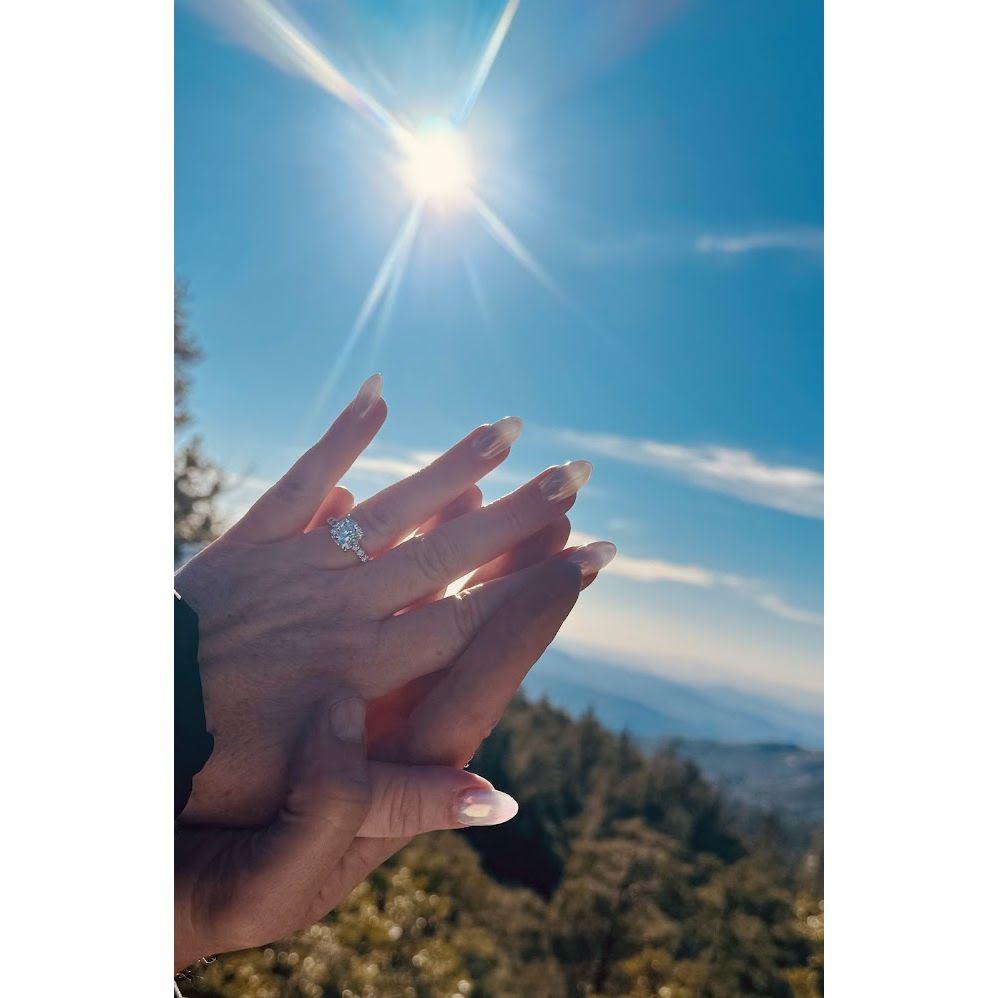 Zach proposed to Angela on a mountaintop in Idyllwild, CA.