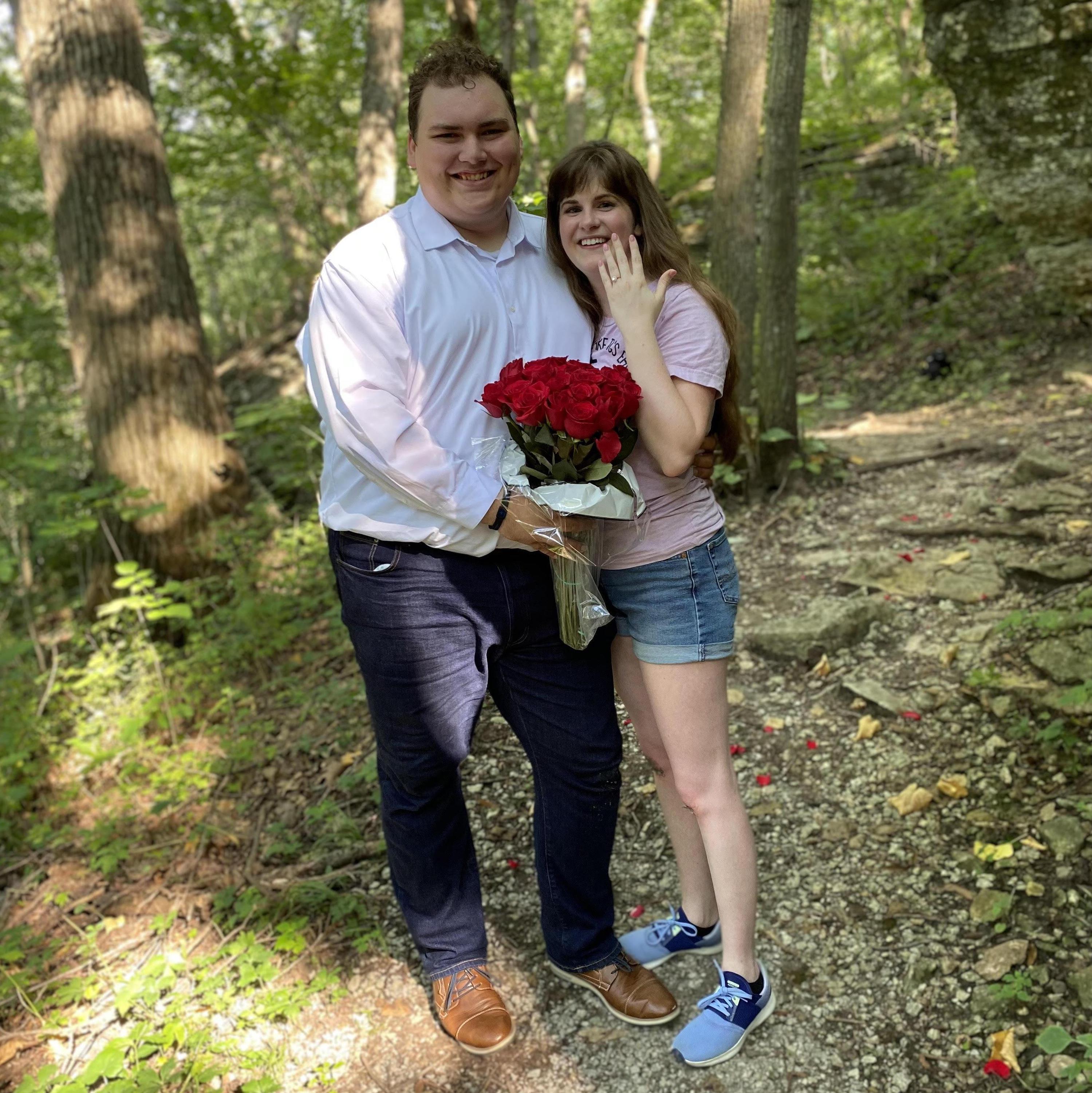 Engaged at Burr Oak Woods--8/18/23