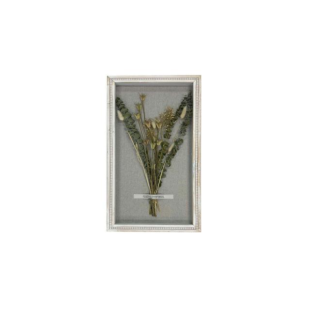 Bee & Willow® White Wildflowers & Eucalyptus Shadow Box