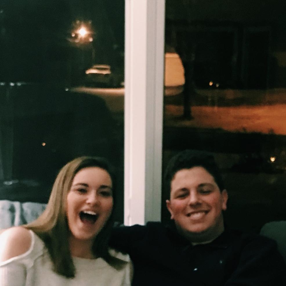 Our first picture together in 2018
