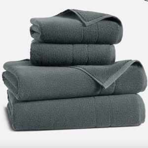 Super-Plush Turkish Cotton Bath Towel Bundle in Slate