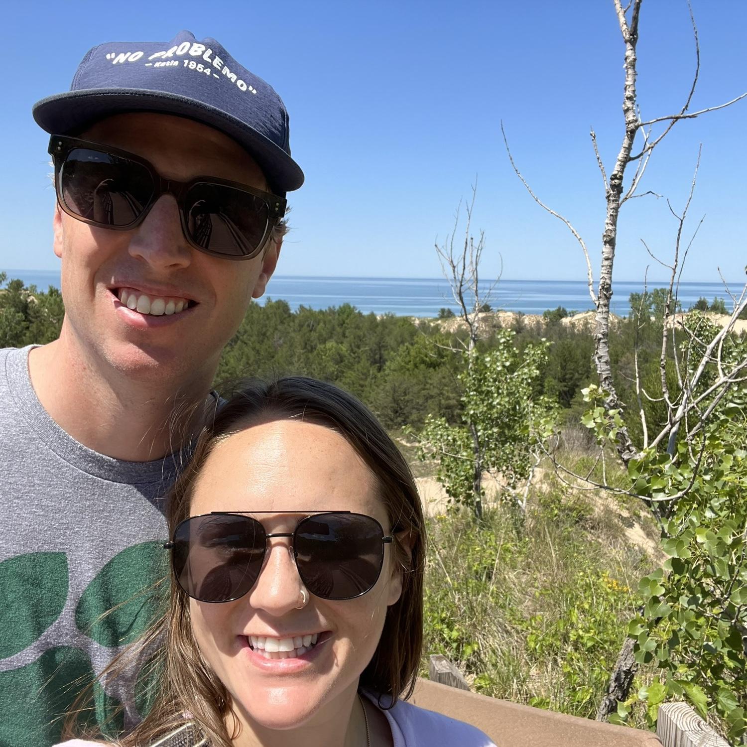 We stopped at Indiana Dunes National Park on a road trip in 2022