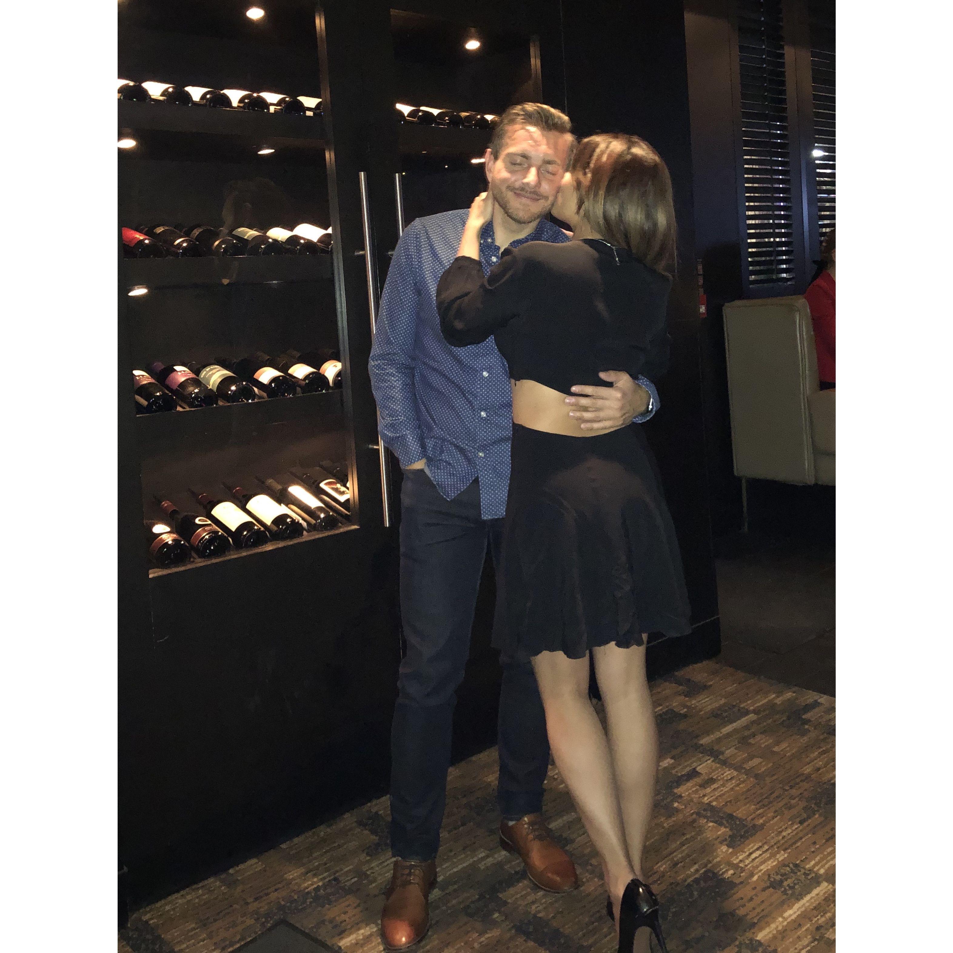 Our first Valentine's day together!