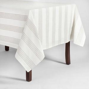 Gray Stripe Tablecloth (60"x104") - Threshold™